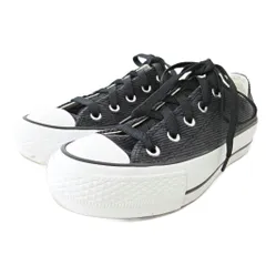 コンバース CONVERSE 美品 38001400 NEXTAR110 PLTS CD OX B スニーカー ローカット コーデュロイ 4 23cm ブラック 黒 1021