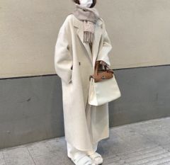 格安△定価3万△ノーブル ロングコート ベルト付き ベージュ きれいめ