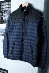 (M-L) PARAJUMPERS パラジャンパーズ ダウン アウター ジャケット 軽量 ネイビー グースダウン 軽-16B23のサムネイル