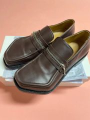 maison margiela タッセルローファー 42 ブラウン - メルカリ