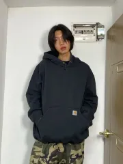 Carhartt カーハート ブラック 起毛 フーディー L