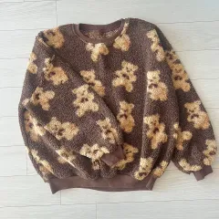 クマ ドール Teddy Bear ボア ブラウン スウェット