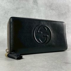 GUCCI グッチ 長財布 SOHO インターロッキング ラウンドファスナー