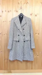 * おしゃれなツイード ロング ジャケット (新商品)*