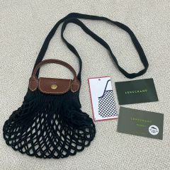 LONGCHAMPルプリアージュバゲットバック ブラックキャンバス - メルカリ