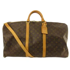 ルイヴィトン LOUIS VUITTON キーポル バンドリエール 60 モノグラム ボストンバッグ ショルダー M41422 ブラウン