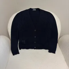 ミュウミュウ カシミア ニット カーディガン