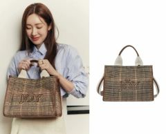 美品 JOY GRYSON カリビアントートバッグ ジョイグライソン 2way 