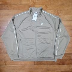 NIKE ナイキ ジャージー ジャケット エア PK FZ メンズ L ベージュ 