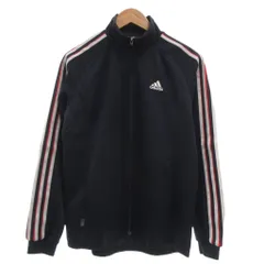 アディダス adidas トラックジャケット M 紺 ネイビー 側章 長袖 スタンドカラー /NU ■ECF003