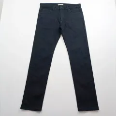 ユニクロ デニムパンツ サイズ30 ストレッチ スリム インディゴデニム メンズ A4001