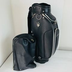 新品未使用 MASERATI マセラティ キャディバッグ ネイビー&ブラック