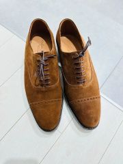 激レア IRON DRESS アイアンドレス 6D スエード ハンドソーン - メルカリ
