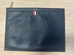 美品】THOM BROWNE トムブラウン キャンバス クラッチバッグ ポーチ