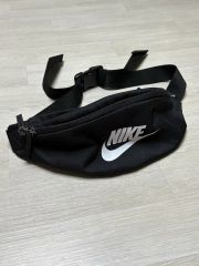 両面 NIKE ナイキ スカル ボーン ドクロ スウッシュ ナップサック 巾着 