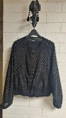 ZARAシャイニーテクスチャージャケット ZARA 大人気完売商品 シャイニーテクスチャージャケット - メルカリ