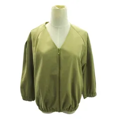 レプシィム ローリーズファーム LEPSIM LOWRYS FARM 美品 近年 ブルゾン ジャケット ジップアップ M カーキ系 0720 ■MET1