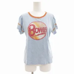 トランクショー TRUNKSHOW リンガーTシャツ カットソー クルーネック プリント 半袖 1 青 ブルー /AE ■GY41のサムネイル