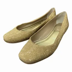 レネカオヴィラ Rene Caovilla パンプス 金色 ゴールドカラー 37 24cm位のサムネイル