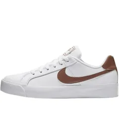 【新品・未使用】NIKE COURT ROYALE AC コート ロイヤル ホワイト 白 ブラウン ナイキ スニーカー メンズ レディース ao2810101nのサムネイル