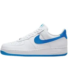 【新品・未使用】NIKE AIR FORCE 1 LOW ナイキ エア フォース 1 ロー スニーカー メンズ レディース ホワイト ブルー 白 fj4146103nのサムネイル