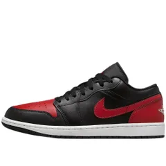 【新品・未使用】NIKE AIR JORDAN 1 LOW BRED エア ジョーダン 1 ロー ブレッド レッド ブラック 黒 ナイキ スニーカー メンズ レディース AJ1 553558067n