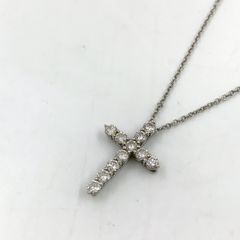 lkジュエリー Babyクロスネックレスハーフダイヤモンド 新品 - メルカリ