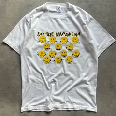 レアL☆90s】DO THE MACARENA マカレナダンススマイルTシャツ - メルカリ