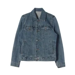 A.P.C. アー・ペー・セー Classic コットン デニムジャケット ミディアムブルー M