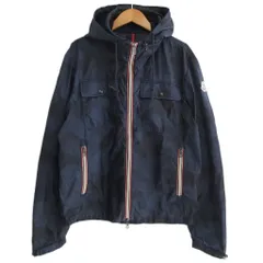 モンクレール MONCLER LYON リヨン ナイロンパーカー ジャケット カモフラ リップストップ 国内正規 紺 ネイビー 2 ■MNK2のサムネイル