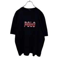 【POLO SPORT】 90s MADE IN USA Ralph Lauren Big Logo Tee ラルフローレン ビッグロゴTシャツ S-6473