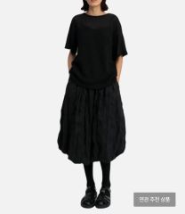 新品ユノイア フリルラインスカート 黒 - メルカリ