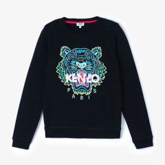 KENZO タイガー刺繍 ブラック スウェット M - メルカリ