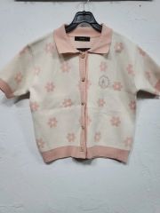 美品】Louis Vuitton 総柄 ニットポロ 半袖 ピンク Lサイズ - メルカリ