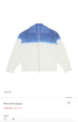 ADER ERROR Rowy knit zip-up ロウィ ニットジップアップのサムネイル