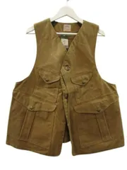 フィルソン FILSON オイルドハンティングベスト ハーフムーン half moon oiled hunting vest TAN Lのサムネイル