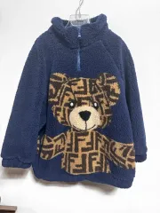 4A FENDI キッズ Teddy Bear フリース ネイビー 出品のサムネイル