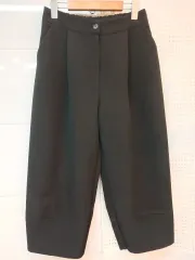 1 2illy ブラック ワイド キュロット パンツ M L