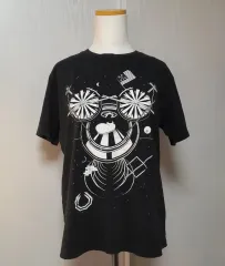 UNIQLO ユニクロ ディズニー ミッキーマウス コラボ ユニーク ブラック 半袖Tシャツ/トップス
