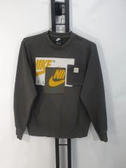 NIKE ナイキ パッチワーク クルーネック スウェット トレーナー XL 