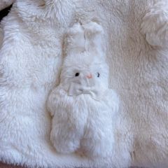中古品　メゾピアノ　ミミちゃん　ぬいぐるみ　着せ替え　バッグ　平成レトロ 中古品 メゾピアノ ミミちゃん ぬいぐるみ 着せ替え バッグ 平成レトロ