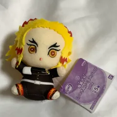 鬼滅の刃 煉獄 バッジ ぬいぐるみ/タグ付き新品/正規品