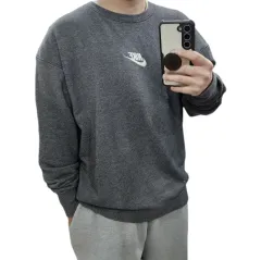 XL NIKE センターロゴ スウェット チャコール