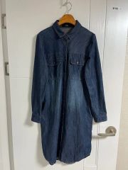 美品 DIESEL ディーゼル デニム シャツワンピース M - メルカリ
