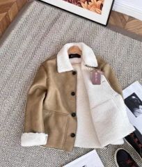 ロロピアーナ 最高級 ムートン × カシミヤ100% フード ボンバー 
