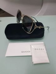 希少✨GUCCI sunglasses GG charm gold frame - メルカリ