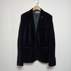 ZADIG&VOLTAIRE ザディグ・エ・ヴォルテール レディース スリムフィット ツアーベルベット ブレーザー PURPLE パープル (M)のサムネイル