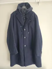 ENGINEERED GARMENTS ウール チェスターコート フードライナー 含むのサムネイル