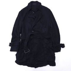 yohji yamamoto22AW チェックストール付きジャケット - メルカリ