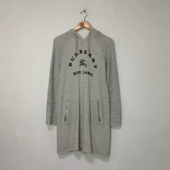 バーバリー ブルーレーベル WHO フード ONE PIECE グレー ヴィンテージ 38 サイズ